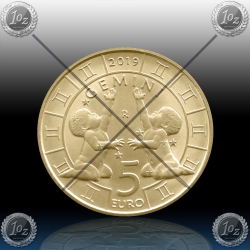5 EVRO SAN MARINO 2019 "HOROSKOP - DVOJČKA" UNC